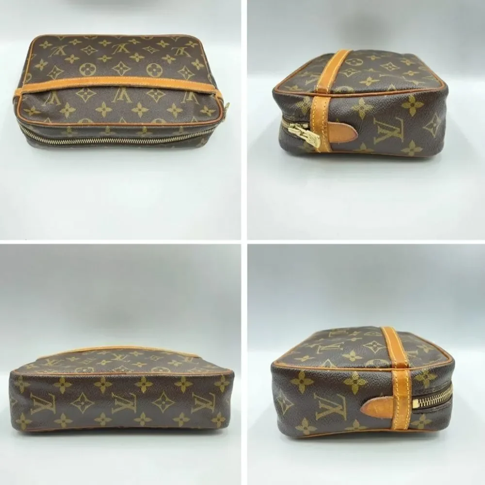 Auth Louis Vuitton Monogram Compiegne 23 M51847 Clutch Bag NS040819
